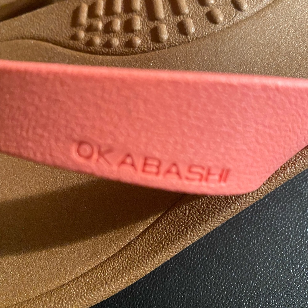 Okabashi flip flop sandals Size S - Picture 3 of 5